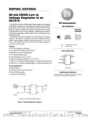 NCP502SQ28T1 datasheet pdf ON Semiconductor