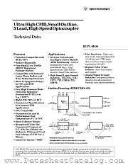 HCPL-M454 datasheet pdf Agilent (Hewlett-Packard)