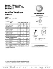 BC337ZL1 datasheet pdf ON Semiconductor