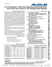 MAX1322 datasheet pdf MAXIM - Dallas Semiconductor