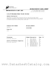 54ACT2525FMQB datasheet pdf National Semiconductor
