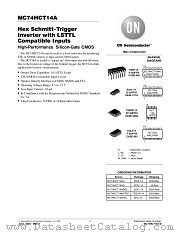 MC74HCT14AFEL datasheet pdf ON Semiconductor