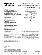 AD5445YRU-U2 datasheet pdf Analog Devices