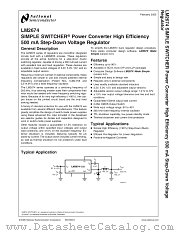 LM2674M-ADJ datasheet pdf National Semiconductor