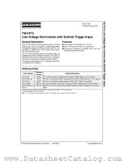 74LVX14M datasheet pdf Fairchild Semiconductor