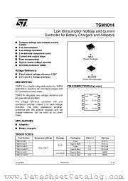 TSM1014 datasheet pdf ST Microelectronics