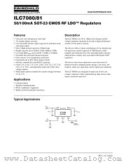 ILC7081AIM530X datasheet pdf Fairchild Semiconductor