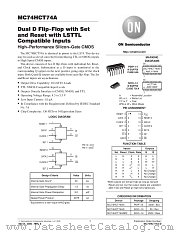 MC74HCT74ADR2 datasheet pdf ON Semiconductor