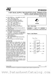 ST4G3234BJR datasheet pdf ST Microelectronics