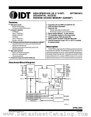 IDT70824L35PF datasheet pdf IDT