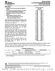 SN74ALVCH16821DLR datasheet pdf Texas Instruments