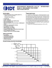 QS3VH257PA8 datasheet pdf IDT