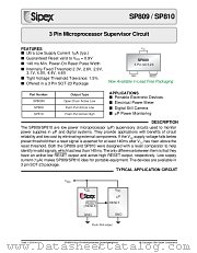 SP810EK-2.3/TR datasheet pdf Sipex Corporation