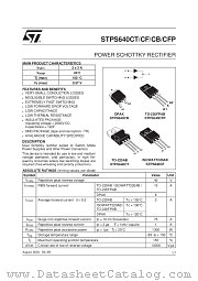 STPS640CFP datasheet pdf ST Microelectronics