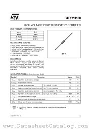 STPS2H100RL datasheet pdf ST Microelectronics