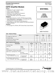 MHW7205CL datasheet pdf Freescale (Motorola)