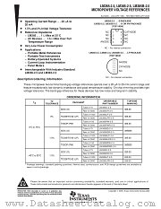 LM385PSR-1-2 datasheet pdf Texas Instruments