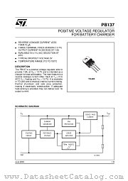 PB137ACV datasheet pdf ST Microelectronics