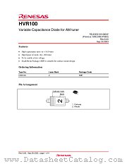 HVR100 datasheet pdf Renesas