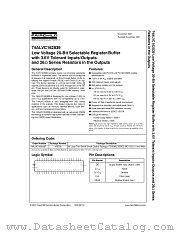 74ALVC162839TX datasheet pdf Fairchild Semiconductor