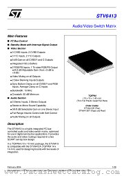 STV6413 datasheet pdf ST Microelectronics