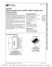 LM4756 datasheet pdf National Semiconductor