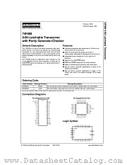 74F899SCX datasheet pdf Fairchild Semiconductor