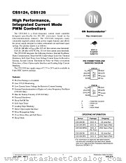 CS5124 datasheet pdf ON Semiconductor