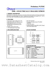 W27E02 datasheet pdf Winbond Electronics