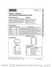 74AC161SJ datasheet pdf Fairchild Semiconductor