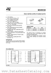 M54HC30K datasheet pdf ST Microelectronics