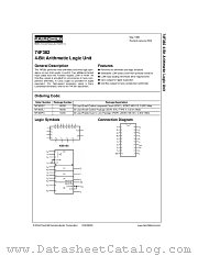 74F382SJ datasheet pdf Fairchild Semiconductor