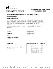 5962R9218701VRA(54ACTQ245JRQMLV) datasheet pdf National Semiconductor