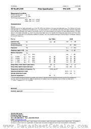 TFS167E datasheet pdf Vectron