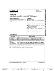 74ABT244CMSA datasheet pdf Fairchild Semiconductor