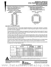 SN54BCT573 datasheet pdf Texas Instruments