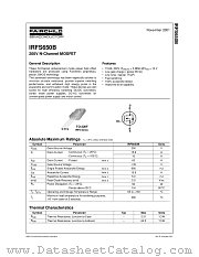 IRFS650B_FP001 datasheet pdf Fairchild Semiconductor