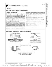 LM2937IMP-5.0 datasheet pdf National Semiconductor