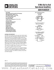 AD8519AKS-REEL7 datasheet pdf Analog Devices