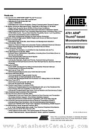 AT91SAM7S32 datasheet pdf Atmel