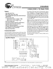 CY62147DV30 datasheet pdf Cypress