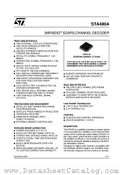 STA400A datasheet pdf ST Microelectronics