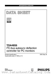 TDA4856/V6 datasheet pdf Philips