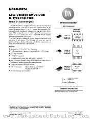 MC74LCX74DTR2 datasheet pdf ON Semiconductor
