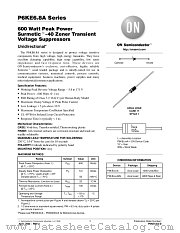 P6KE170ARL datasheet pdf ON Semiconductor