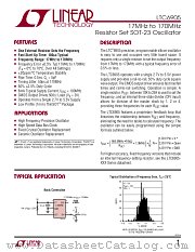 LTC6905 datasheet pdf Linear Technology