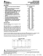 SN74ALVCH16334DGVR datasheet pdf Texas Instruments