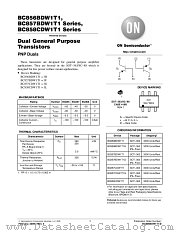BC858CDW1 datasheet pdf ON Semiconductor
