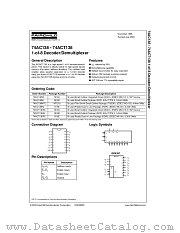 74ACT138SJX datasheet pdf Fairchild Semiconductor