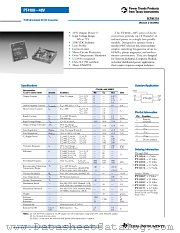 PT4101A datasheet pdf Texas Instruments